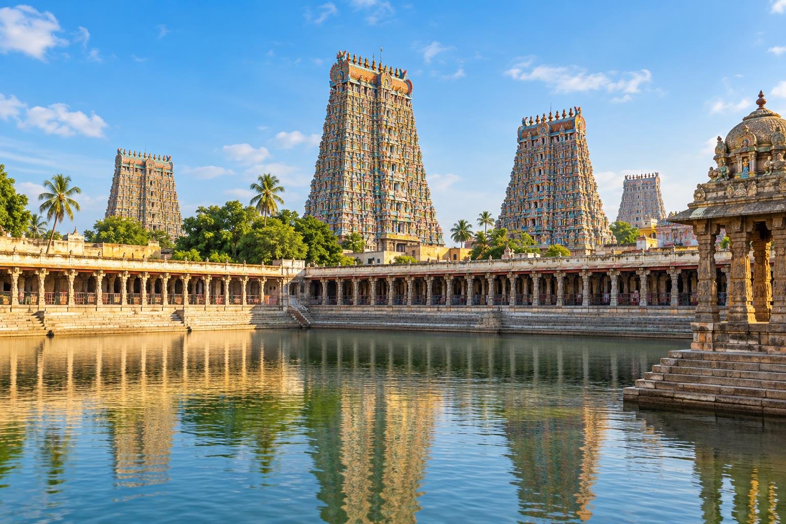Pondicherry to Madurai Route